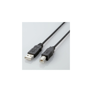 まとめ得 エレコム エコUSBケーブル(A-B・1.5m) 3.5mm USB2-ECO15 x [2個] /l