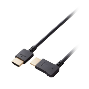 まとめ得 【3本セット】 エレコム HDMI ケーブル HIGH SPEED with Ethernet L字 右向き 1m 4K 30Hz ブラック CAC-HD14EYR10BKX3 x [2個] /l
