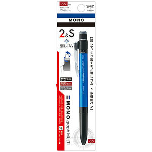 まとめ得 トンボ鉛筆 モノグラフマルチ 多機能ペン ブルー パック Tombow-CPA-161D x [3個] /l