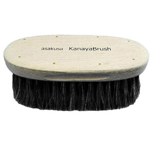 カナヤブラシ産業 手植え靴ブラシ 馬尾毛ゴマ kanayabrush12339 /l