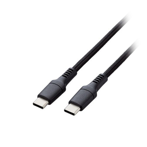 まとめ得 エレコム タイプC ケーブル ( USB Type-C to C ) 0.5m ナイロンメッシュ ブラック MPA-CC5PS05BK x [2個] /l