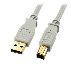 まとめ得 【5本セット】 サンワサプライ USB2.0ケーブル ライトグレー 1.5m KU20-15HK2X5 x [2個] /l