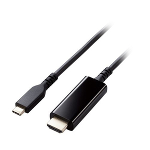 エレコム USB Type-C用HDMI映像変換ケーブル(高耐久) 約2m ブラック MPA-CHDMIS20BK /l