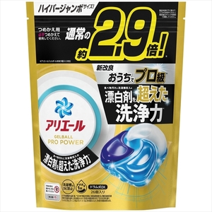 まとめ得 アリエールジェルボールプロ パワー つめかえハイパージャンボサイズ Ｐ＆Ｇ x [4個] /h