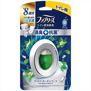 まとめ得 ファブリーズＷ消臭 トイレ用消臭剤＋抗菌 クリスプ・ガーデン・リーフ Ｐ＆Ｇ 芳香剤・トイレ用 x [3個] /h