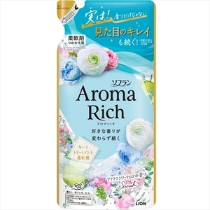 まとめ得 ソフラン アロマリッチ サラ つめかえ用 ３８０ｍｌ ライオン 衣料用洗剤 x [5個] /h