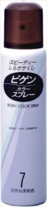 まとめ得 ビゲン カラースプレー 7 自然な黒褐色 ホーユー ヘアカラー・白髪用 x [4個] /h