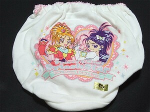 ☆ ふたりはプリキュア Splash Star ☆　ショーツ　2枚組　白色地両面プリント キュアブルーム ・キュアイーグレット柄　100cm