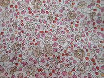 ピンクの花柄ギャザースカート イン パンツ　ダブルガーゼ　100　　ハンドメイド_画像6