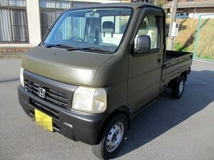 アクティトラック AT車 Eg積替 外装オールペン/新品荷台マット/運転席エアバック/パワステ/エアコン/荷台作業灯/プラグ交換/タイベル交換歴