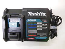 【動作確認済】美品/40VMAX専用『DC40RA MAKITA 急速充電器』マキタ純正 リチウムバッテリー用 _画像1