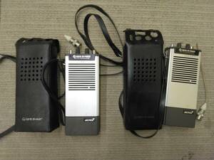 L16*30 present condition goods TOKYO HY-POWER MICRO7 HT-7 UHF FM transceiver 2 point set handy 5/20