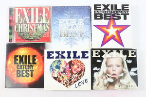 【BD】052321/中古/EXILE CD6枚/LOVE（1枚欠品）　BALLAD BEST　CHRISTMAS　CATCHY BEST　愛すべき未来へ Entertainment BEST/箱破損あり