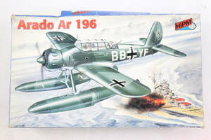 管052809/中古/プラモデル/　1/48艦載水上機アラド　Arado Ar196 /　HiPM 48-002/未開封品あり/箱破損、汚れあり