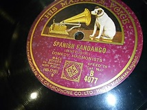 Comedy Harmonists「Spanish Fandango」 The Revellers「Dancing In The Dark」英HMV・B4077_画像3