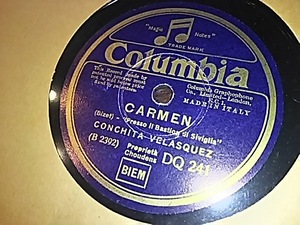 Conchita Velzquez　「CARMEN」「MIGNON」伊コロムビア（DQ241）