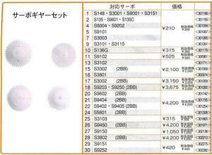 双葉　サーボギヤセット　NO.40　U400/S3072HV/S3010/S3014/S3152等