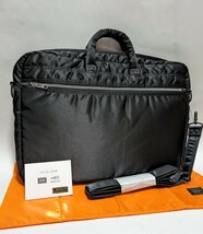 ★未使用★ PORTER 2WAY バッグ ポーター タンカー DOCUMENT BAG TANKER ブラック_画像6