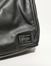 ★未使用★ PORTER タンカー レザー ポーター ブリーフケース バッグ ブラック TANKER LEATHER _画像2