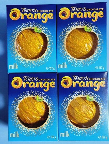 テリーズオレンジ テリーズ オレンジチョコレート　ミルク風味×4個 チョコレートオレンジ チョコレート賞味期限2025.128