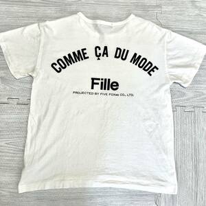 [ прекрасный товар ]COMME CA du MODE fille футболка cut and sewn 140cm женский S размер ребенок белый S