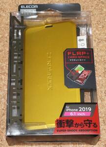 ☆新品★ELECOM iPhone11 ZEROSHOCK ゼロショック シールドケース イエロー