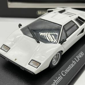 ミニチャンプス 1/43 Lamborghini Countach カウンタック LP400 1974 (ホワイト) [430103104]の画像1