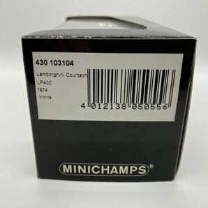 ミニチャンプス 1/43 Lamborghini Countach カウンタック LP400 1974 (ホワイト) [430103104]の画像3