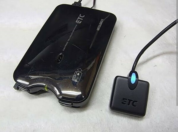  ETC 軽自動車登録 USB電源orシガー電源 音声タイプ バイク オートバイ 自主運用可能　三菱　新スプリアス規格対応★ 2030年対応モデル★