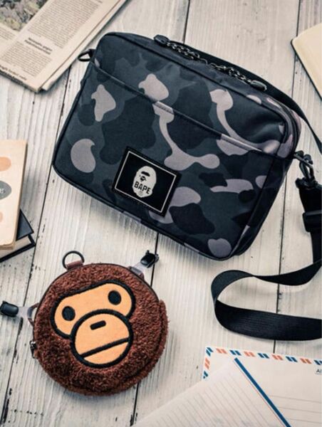 A BATHING APE CAMOショルダー&マイロポシェット