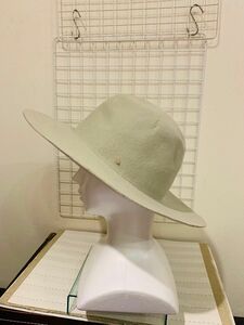 【美品】SNIDEL スナイデル　バケットハット ツバ広　帽子 FREE Hat ウールハット　羊毛　日本製