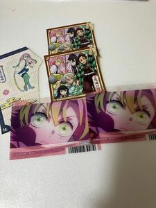 鬼滅の刃 ufotable刀鍛冶の里　アニメイト　特典　マツキヨ　蜜璃　カード　ステッカー　マツモトキヨシ　