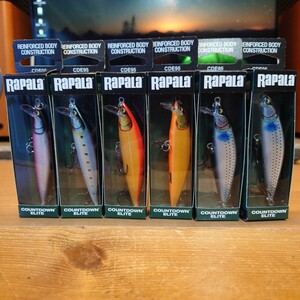 ラパラ☆Rapala☆カウントダウンエリート☆CDE95☆ルアーいろいろ6個セット☆大漁☆即日発送☆