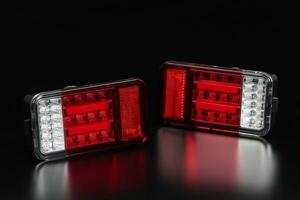 [LUCKY SALE] DA63T/DA65T Carry LEDTail lampランプ [レッドクリア/chrome] Suzuki LED Tail lamp Light