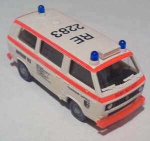 ロコ Roco 1372 1/87 フォルクスワーゲンT3 ダッテルン消防署 乳児用救急車 VW T3 Bus &#34;Feuerwehr Datteln, Baby-Notarzt&#34; 