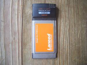 Laneed made LAN adapter pattern number DANGLE-LE55 PCMCIA type 10BASE-T wire type used 