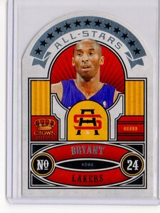 KOBE BRYANT コービーブライアント LAKERS レイカーズ Panini 09-10 Crown Royale All-Stars ダイカット