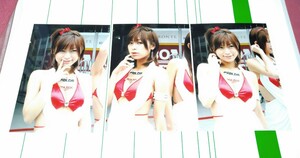 江田めぐみ　写真　Lサイズ　3枚　レースクイーン　アイドル　タレント