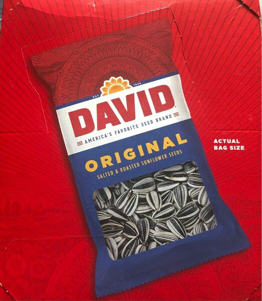 DAVID社 ひまわりの種　食用塩味　2袋