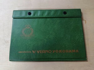 （当時物）ホンダ ベルノ 横浜 車検証ケース　ハードカバータイプ　JDM HONDA VERNO YOKOHAMA