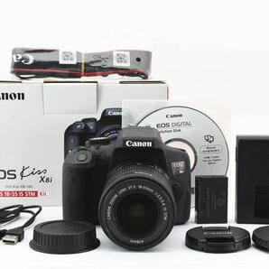 【美品】 Canon EOS Kiss X8i EF-S 18-55mm 3.5-5.6 IS STM キヤノン デジタル一眼レフカメラ レンズ 【元箱付き】 【動作確認済み】 #1408の画像1