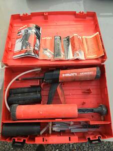 HILTI ヒルティ HIT コーキングガン MD2000 HIT-S 16x85・ミキサーHIT- M1 アセンブリ付き