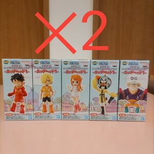 ワンピース ワールドコレクタブルフィギュア エッグヘッド1　5種　２セット♪