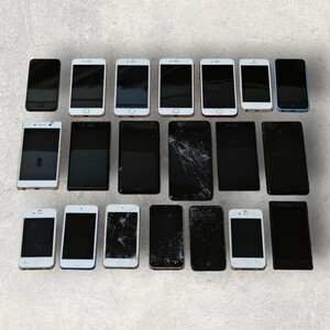 【1円スタート】ジャンク iPhone 7 6 SE Xperia Motorola iPod touch 計20台セット 送料無料 