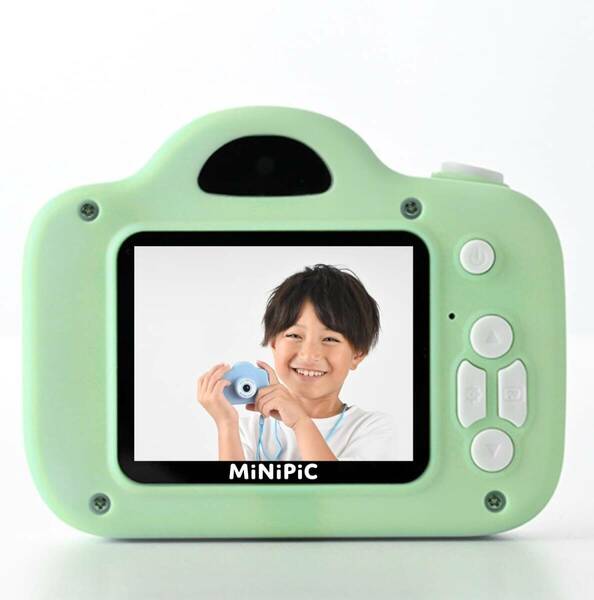 MiNIPIC ミニピク キッズカメラ トイカメラ 子供用カメラ ゲームなし スマホ転送 可能 男の子 女の子(スマホ用カードリーダー