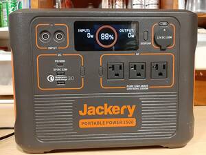 [ used beautiful goods ]Jackeyjakli portable power supply 1500