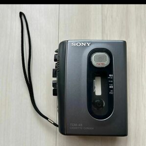 SONY カセットテープレコーダー TCM-48 中古品　プレイヤー　プレーヤー　ソニー