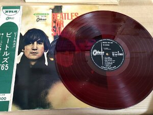  красный запись The * Beatles four распродажа The Beatles For Sale редкостный зеленый половина иен obi * с картой текстов . запись /LPote on /Odeon/OP-7179/L33032