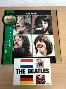 ザ・ビートルズ レット・イット・ビー/THE BEATLES LET IT BE 丸帯・歌詞カード付き レコード/LP アップル/Apple/東芝EMI/AP-80189/L33037