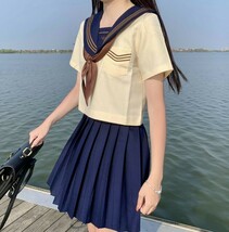 制服コスプレ　セーラー服　女子高生制服セット　新品　制服　コスプレ衣装　大きいサイズ　2XL　3L_画像4